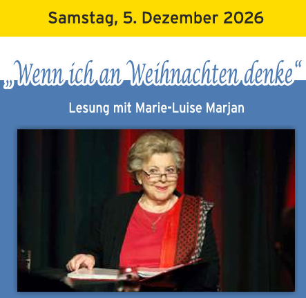 Marie-Luise Marjan, wenn ich an Weihnachten denke